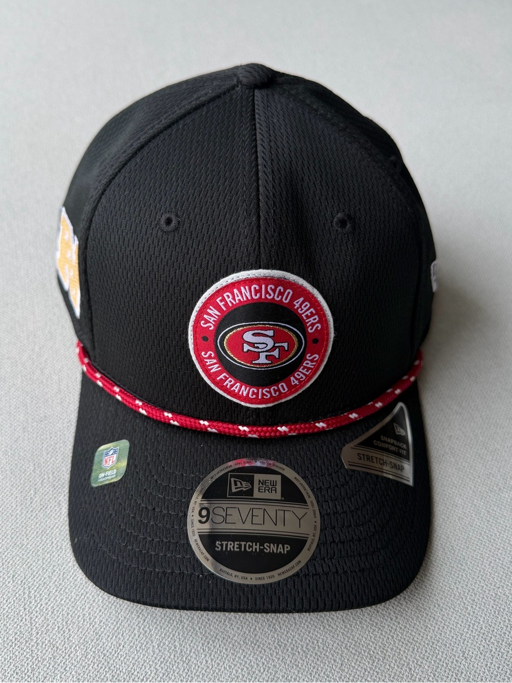 New Era San Francisco SF 49ers NFL Gameday Multi Rope 9SEVENTY Stretch-Snap Hat